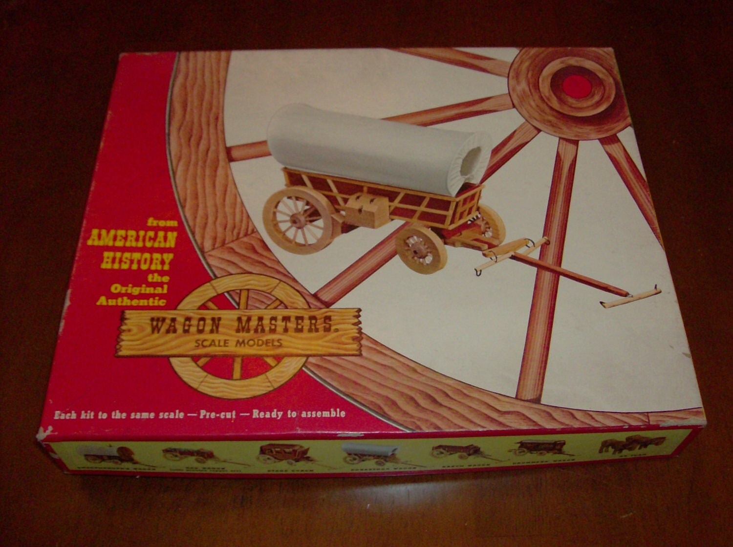 SALE Wagon Masters Scale Model Kit Conestoga by barefootMoxie