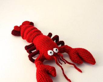 Lobster Crochet Pattern, Lobster Amigurumi Pattern, Crochet Lobster Amigurumi Pattern, Crochet Lobster Pattern, Animal Amigurumi