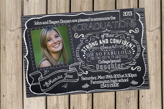 Items similar to Graduation announcement college high school (you print