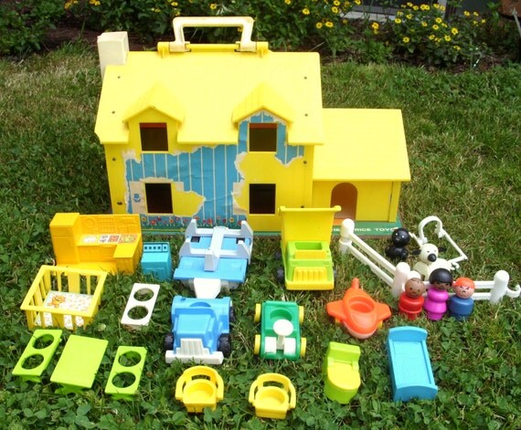 vintage little people house