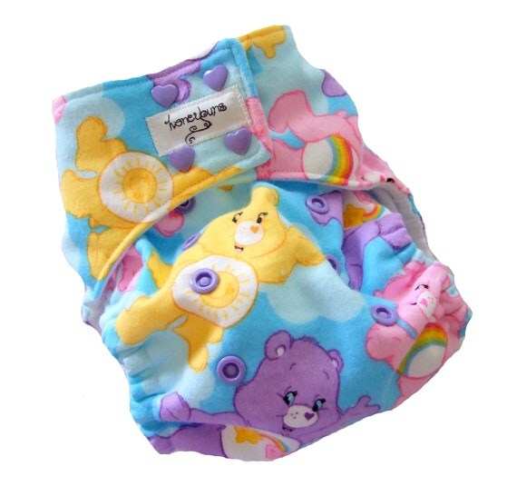 Care Bears One Size Pocket Cloth Diaper with Bamboo Organic