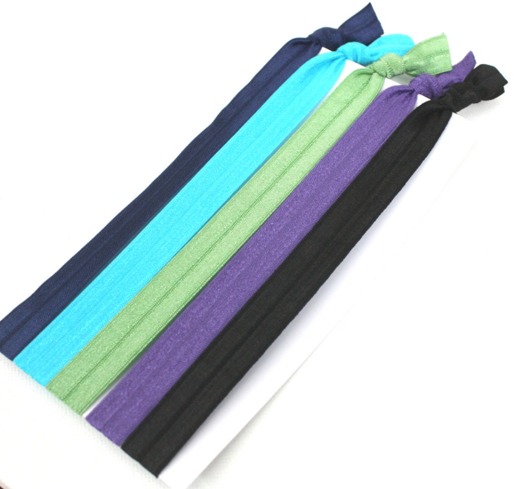 Stretchy HEADBANDS 5 Adult Headbands Women Fabric Hair Tie