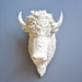 Faux Taxidermy Bison Head Wall Hanging: Bob the Bison