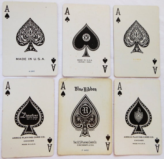ace of spades card old