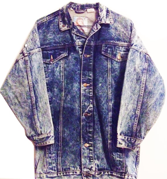 Items similar to Stone Washed Jacket / jean jacket / acid ...