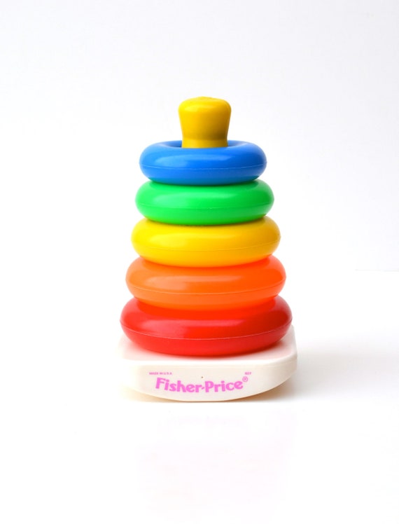 fisher price light up stacking rings