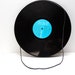 Record Purse - Blue and Beige