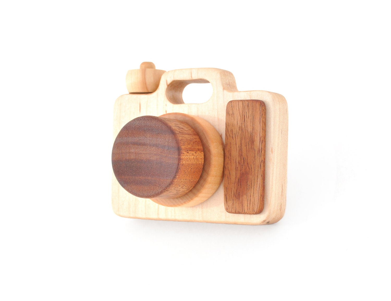 Wooden Toy Camera Eco-friendly Imagination Toy Pretend