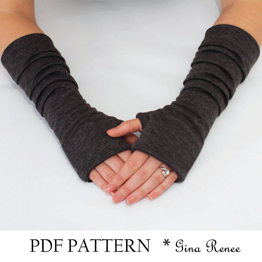 Fingerless Gloves Pattern With Pleats P