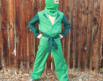 Lego Ninjago BASIC Green Ninja inspired costume for boys