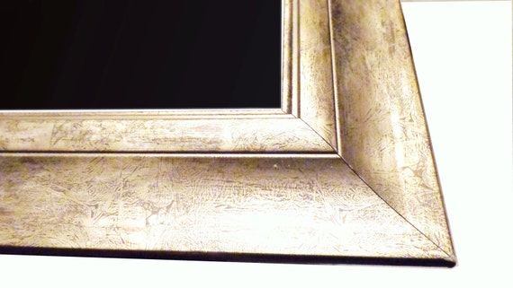 Items similar to Große FRAMED 20 X 24 Tafel hängende Tafel Silber