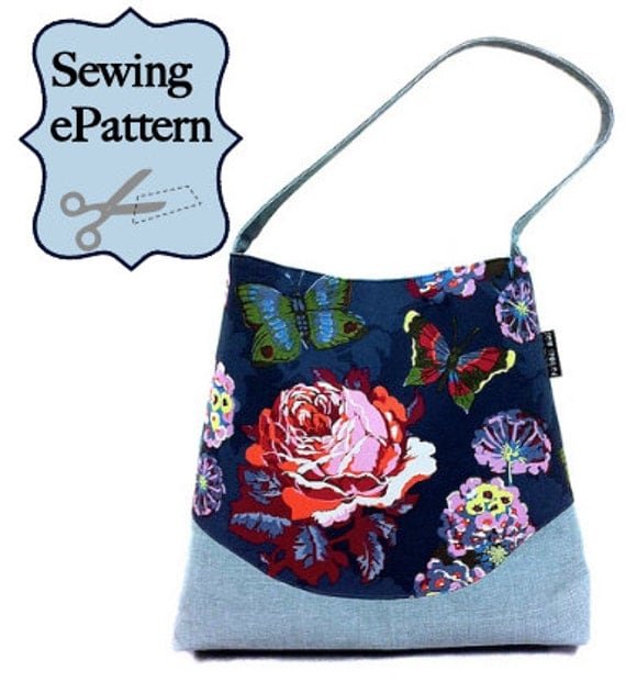 Mini Shoulder Bag Sewing Pattern IUCN Water