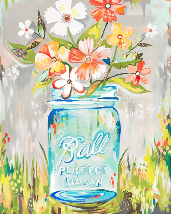 Ball Jar   -   vertical print