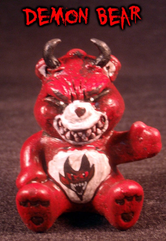 teddy bear demon plush