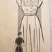 Sew Rite 8117 Mail Order 1940s Dress Vintage Sewing Pattern Bust 36