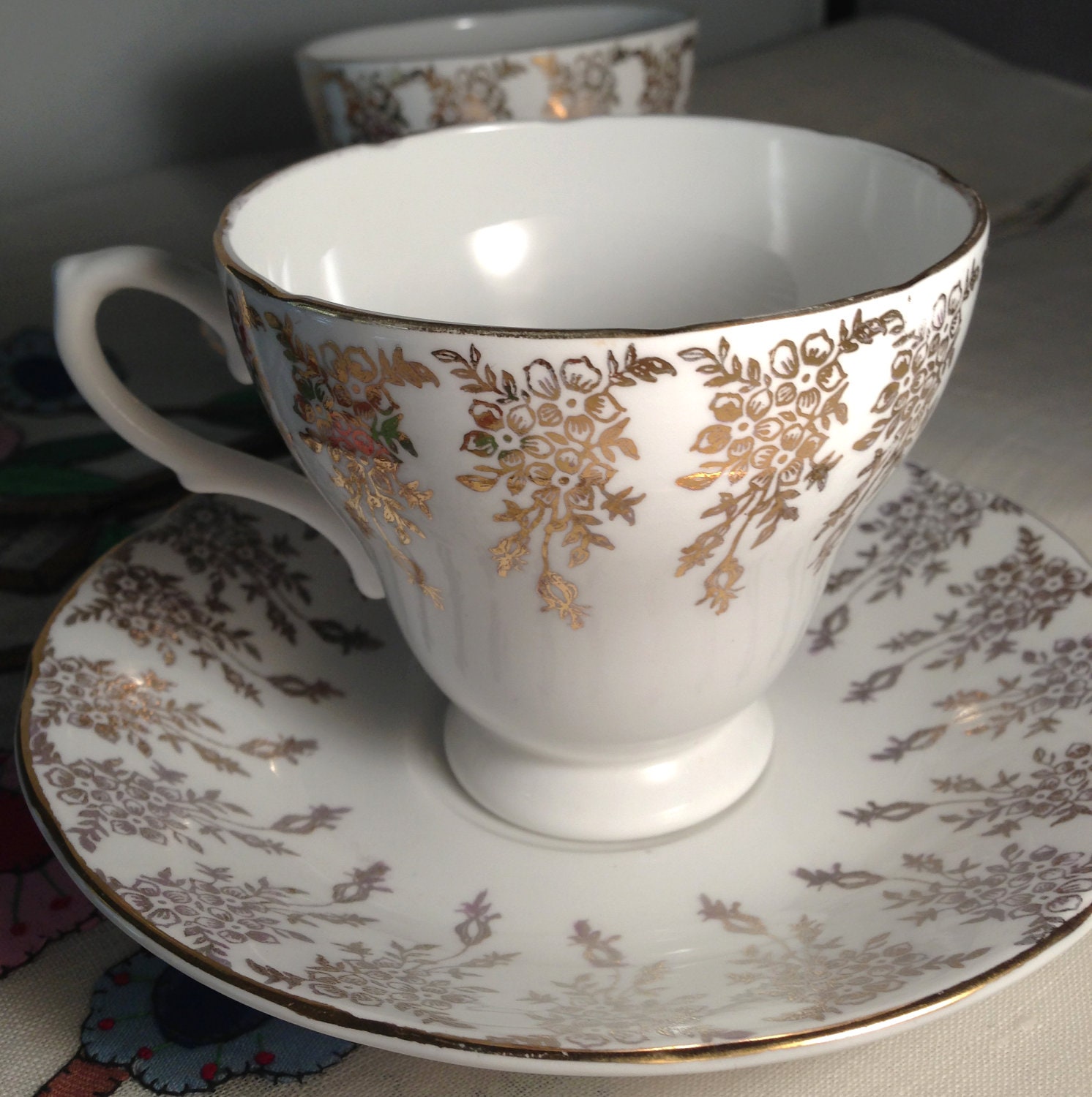 Royal Sutherland English Fine Bone China Vintage Teacup