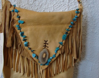 Turquoise gemstone leather purse crossbody bag leather bags women leather bag leather tote leather hobo bag leather bags leather bag *