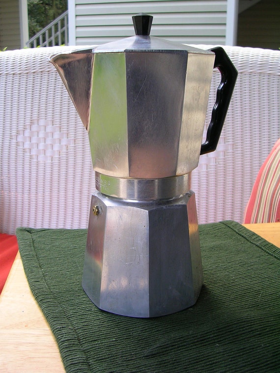 Vintage Italian Espresso Coffee Maker Marimba 29 Ounces