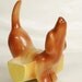 Vintage 1950s Weiner Dog Daschund Figurine Wallet, Coin, Watch Dresser Caddy