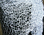 Lacy Hand Knit Lightweight Wrap available in 3 different yarns