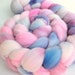 Hand Dyed Roving - Merino Wool - Hand Painted - Spinning - Felting - Dianthus - 3.8 Ounces
