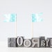 HOORAY word letterpress type metal blocks - romantic happy vintage typography weddin party home decor