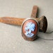 Day of the Dead Necklace - cameo jewelry, brooch, female skeleton, Lolita, autumn, fall - Handmade by BlackStar