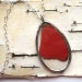 Crimson Red Butterfly Wing Necklace