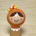 Halloween Candy Corn Plini Figurine