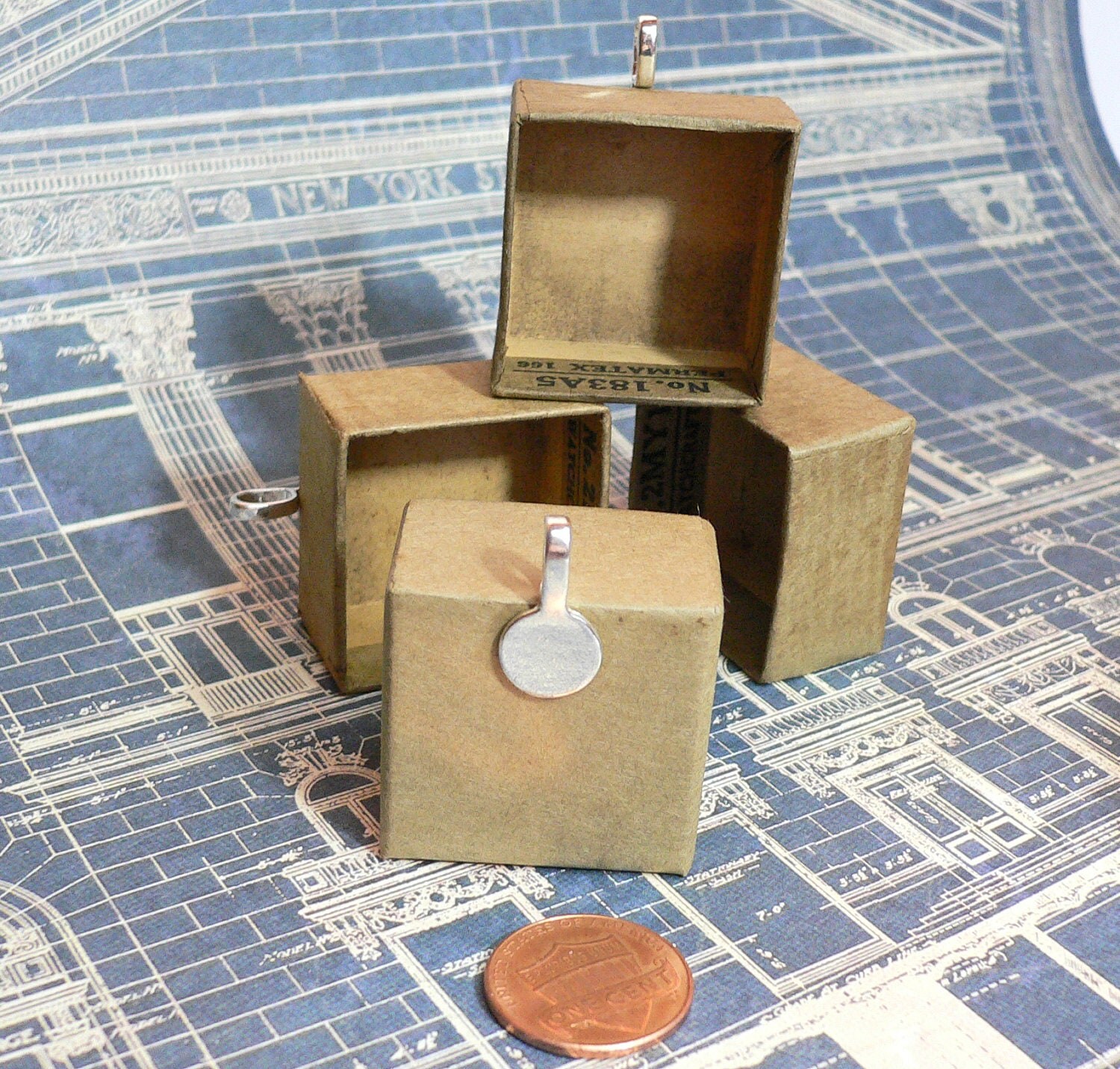 3pcs VINTAGE NICHO CHARM Watch Parts Box