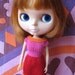 Sophisticated Lady Dress: Vintage style Mod Three Colour Dress