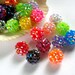20 Assorted Disco Ball Spacer Beads