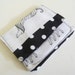 Black and White Dog Print Wallet
