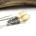 Champagne Citrine Earrings November Birthday Birthstone Sterling Silver OOAK Petite Drops Gemstone Fashion Jewelry - Jennifer Casady