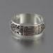 ALEXANDER 18K white gold mens wedding band RESERVED for Faith