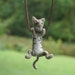Tiny Cat Necklace - needle felted