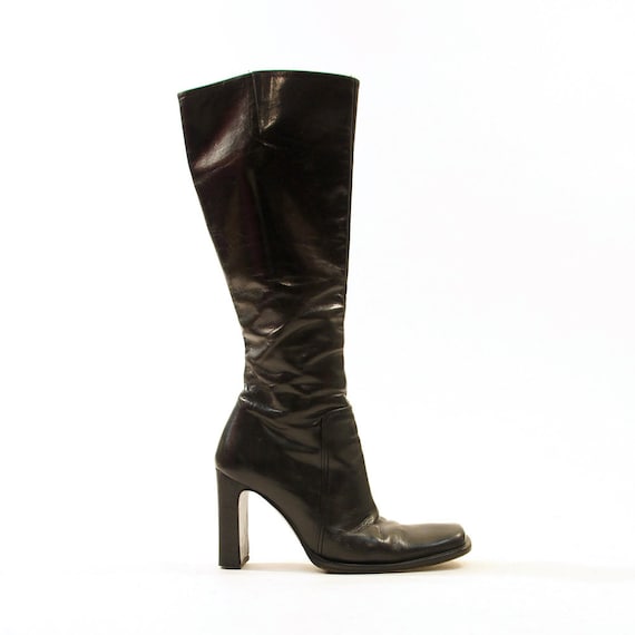 charles david hound knee high boot