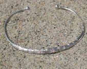 Etched Silver  West-African Bracelet