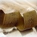 antique metallic braid . rich bronze gold high metal content antique trim . 1 yard x 1.5 inches wide