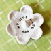 Soul Mate White Ring Dish Bowl