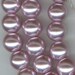 REDUCED - 6mm Light Purple Glass Pearl Round Beads