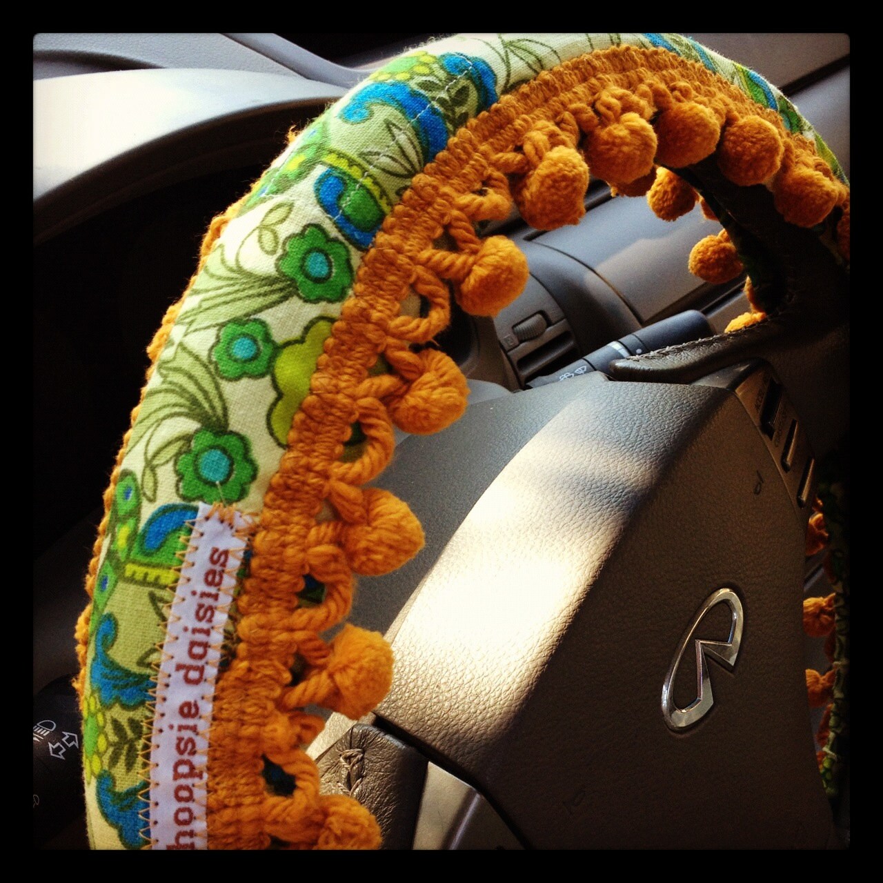 Hippie Chick Steering Wheel Cover by Whoopsie Daisies on Etsy