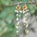 Long Gold filled Pearl Earrings