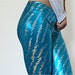 Blue Holographic Lightning Bolt Leggings. S - XL.