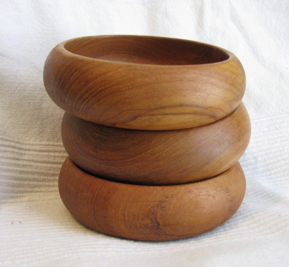 Genuine GOODWOOD teak bowls Thailand wood