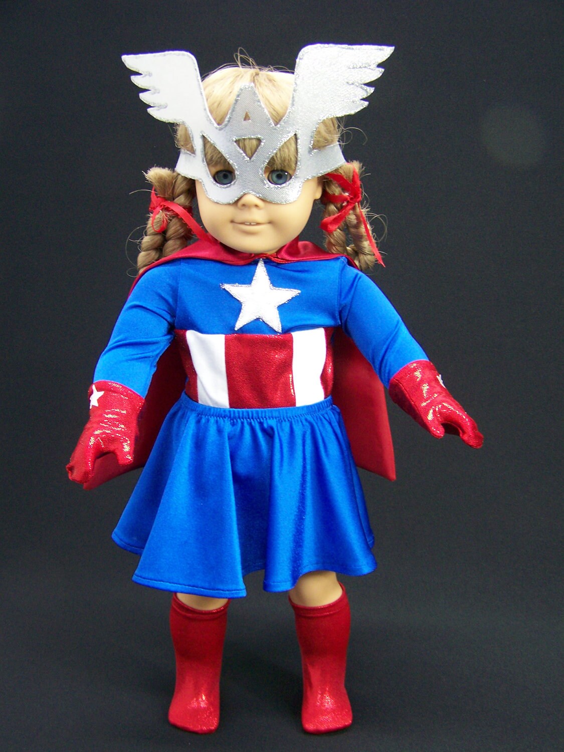 america etsy captain suit Hero for Captain Superhero Super American Miss Girl America