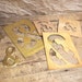 Fabulous Ampersand Collection Stencil s Metal Brass paper etc lg and sm