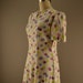 1940s cotton day dress / Vintage summer dress / 40s novelty print dress