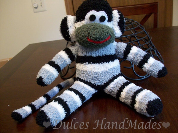 large stuffed sock monkey