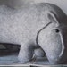 Hippo CLEARANCE HIPPOPOTAMUS Hippopotomus Clearance Stuffed Animal Pattern to Sew Clearance on Newsprint 18" x 24"